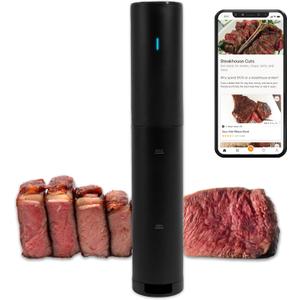 Anova Culinary Sous Vide Precision Cooker Mini, 850 Watts, Black and Orange, App Enabled, 2024 Model