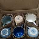 Bestone Coffee Mugs Set of 612 oz Coffee Mugs, Ceramic Mugs with Handles,Cups Microwave & Dishwasher safeVibrant Colors