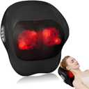UEKUEK Rechargeable Back and Neck Massager with Heat,U6 New Upgrade Back Massager for Pain Relief Deep Tissue,4D Massage Heads,20 Massage Contacts for Neck,Shoulder,Legs,Foot,Gifts for Women Men