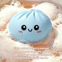 Pink and Blue Dumpling Squishies New Mystery Squishies Dumpling with Box Stress Relief Balls Sensory Toys Desk Squeeze Toys Gift(2PC)