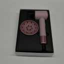 Hair Dryer, High-Speed Ionic Low Noise Blow Dryer with Brushless Motor for Fast Drying, Thermo-Control Quiet Compact Hair Blow Dryer with Magnetic Diffuser for Curly Hair for Home Travel Salon (Pink)