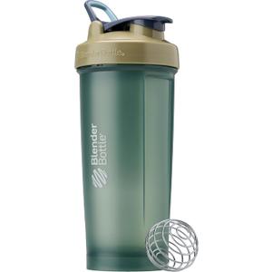 BlenderBottle Classic V2 Shaker Bottle Perfect for Protein Shakes and Pre Workout, 28oz, Full Color Tan