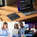 Gotega External DVD Drive, USB 3.0 Portable +/-RW, DVD Player for CD ROM Burner Compatible with Laptop Desktop PC Windows Linux OS Apple Mac Black