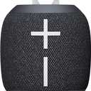 Ultimate Ears WONDERBOOM 4 Waterproof Bluetooth Outdoor Speakers with Big Bass & 360-Degree Sound, Dustproof Floating Wireless Speaker, 131ft Range - Black