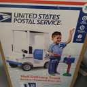 Kid Trax 6V USPS Mail Truck Ride-On Toy, Ages 3-5, Max Weight 60 lb, Includes Mailbox, Play Envelopes, Working Headlights/Horn, FM Radio/MP3 Input