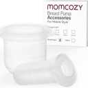 Momcozy Mobile Style | M6 Diaphragm, Original Mobile Style | M6 Breast Pump Replacement Accessories, 2PCS (Transparent)