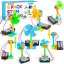 Bulk STEM Kits - 8 Set Electrical Fans, Girls Boys Crafts Science Kits for Kids Age 8-12, STEM Toys for Boys 8-10 8 10 12 13 Classroom, Engineering Activities Experiments Projects Circuit