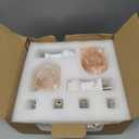 Spantik Pink Himalayan Salt Lamps - Hand Carved, Natural Night Lights for Bedrooms and Home Decor