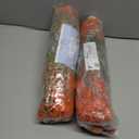 2 x Alupssuc 24 Bundles Artificial Fall Mums Flowers for Outdoors Decoration, UV Resistant Silk Violet and Faux Eucalyptus Autumn Fake Plants for Outside Indoor Yard Home Patio Porch Decor