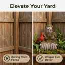 2026 New Extra Large Bigger Bigfoot Bird Feeder for Outdoors - Hand-Painted Garden Sculpture & Wild Bird Feeder, Large Capacity with Hidden Hook, Unique Gift for Bird Loverse