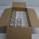 Mason Jars 16 oz with Airtight Lids and Bands, 15 Pack Regular Mouth Canning Jars, Clear Glass Pint Jars for Canning, Pickling, Food Storage, DIY Projects, 24 Labels, Brush & String Included