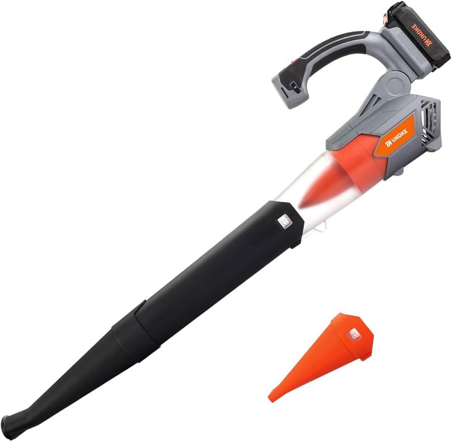 Ukoke 20V (120 MPH 458 CFM) Cordless Leaf Blower- 2.0