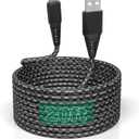 iPhone Charger Cord 20FT/6M [Apple MFi Certified] Lightning Cable Extra Long iPhone Charging Cord Nylon Braided Fast Apple Charger Cable 2.4A for iPhone 12 11 Pro X XS Max XR/8 Plus/7 Plus/6/6s Plus
