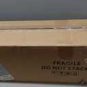 HOROW Baseball Bat Display Case - Baseball Bat Wall Mount Wooden Frame with Acrylic Transparent Door Holder Rack Cabinet Wall Mounted Shadow Box Vertical or Horizontal, w/98% UV Protection-Lock (Single Black)