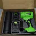 Leaf Blower Cordless with Battery and Charger, Cordless Leaf Blower with 2-Pack 20V Batteries, Variable Speed, Extended Nozzle; Handheld Blower for Lawn Care, Car, Patio, Dust