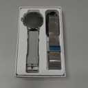 P30 Smart Watch, 1.43" AMOLED Curved Screen Fitness Tracker with Bluetooth Call, 150+ Sports Mode IP68 Waterproof, Heart Rate Sleep Monitor for iOS Android Men Women (Silver)