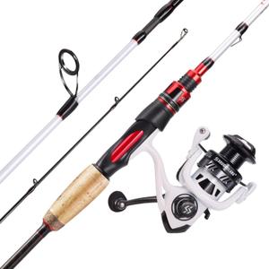 Sougayilang Fishing Rod and Reel Combo, Spinning Combo, 5.9ft, Medium Heavy, 2pcs, 2000 Reel