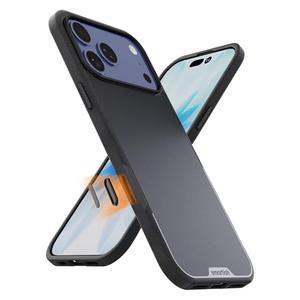 Smartish® iPhone 17 Pro Max MagSafe Case - Gripmunk Magnetic Slim Case [Lightweight + Protective] Thin Grip Cover with Microfiber Lining for iPhone 17 Pro Max w/Camera Control - Black Tie Affair