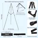 12 Pack Black Easel Stand for Sign - 66 Inch Folding Easels for Display Lightweight Adjustable Tripod Art Easel Stand - for Painting, Floor Wedding Welcome Sign Stand, Metal Easel with Portable Bags