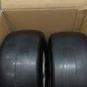 13x6.50-6 Lawn Mower Tires Flat Free, 5/8" Bore ID, 13x6.5-6 Zero Turn Mower Front Tires, 13x6.5-6 Solid Rubber Riding Lawn Mower Front Tire and Wheel, 4"-7.1" Centered Hub (2 Pack)