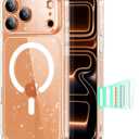 ESR for iPhone 17 Pro Max Case, Camera Control, Compatible with MagSafe, Shockproof Military-Grade Protection, Magnetic Phone Case for iPhone 17 Pro Max, Classic Hybrid Case, Clear Shimmer