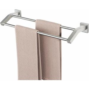 Alise Bath Double Towel Bars Towel Racks for Bathroom,Wall Mount Towel Holder Heavy Duty SUS304 Stainless Steel Towel Hanger Towel Rail,Brushed Nickel,20 Inch