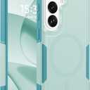 Magnetic for Samsung Galaxy S26 Case Heavy Duty Protection, Military-Grade Dual-Layer Shockproof S26 Phone Case [Fit for MagSafe] Anti-Fingerprint Matte Finish Galaxy S 26 Case 6.3", Mintgreen