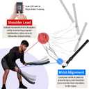 Weighted Ropeless Battle Ropes, Heavy Duty Portable Cordless Battle Ropess for HIIT Workouts, Cardio & Muscle Training, Low-Impact Cardio Training for Men & Women with Non-Slip Gloves