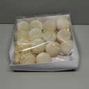 Velvet Ornaments for Christmas Tree Decorations - Beige Christmas Ball Ornament for Indoor Holiday Decor - Shatterproof Xmas Bulbs Ornaments 80mm 3.15inch - Pack of 14