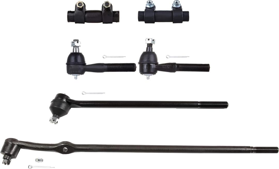 ASAPE 6PCS Front Tie Rod End Center Link Suspension Kit Fit for Ford Bronco 1980-1996,for Ford F-250 1980-1997,for Ford F-350 1980-1985 (RWD) (Green)