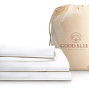 Good Sleep Bedding 100% Egyptian Cotton Sheets Queen Size - 1000 Thread Count, 4 Pc Queen Sheet Set, Sateen Weave, Bed Sheets, 16" Deep Pocket Sheets - White