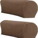 LINGXIYA Set of 2 Sofa Armrest Cover, Soft Stretch Arm Cover for Recliners Sofas Chairs,Couch Furniture Armrest Protector Covers