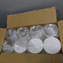 Plastic Jars with Lids, 4 OZ Slime Containers 72 Pcs Empty Clear Plastic Jars Refillable Plastic Cosmetic Containers with Screw On Lids for Kitchen Use Lotions & Beauty Products