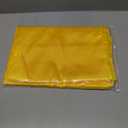 4 Pack Satin Table Runner 12 x 108 Inch Long Yellow Smooth Silk Fabric Table Runner for Birthday Parties Wedding Banquets Decorations