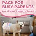 Dono Dog Diapers Female Large Breed-48PCS, Disposable Female Dog Period Diapers for Heart with Wetness Indicator, Super Absorbent Doggie Puppy Diapers Female for Small Medium Large Dogs