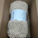  Bathroom Rugs Non Slip Washable 2.5 ft × 4.2 ft - Ultra Soft Absorbent Chenille Bath Mat, Quick Dry Shaggy Floor Carpet for Tub Shower, Camel Home Decor Accessories