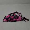 Holipick Women Halter Bikini Tops Push Up Bathing Suit Top V Neck Full Coverage Swimsuit Top Only (Medium, Pink Floral)