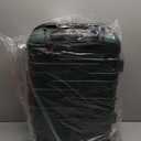 Coolife Hardside Carry-On Luggage with TSA Lock, Spinner Wheels, Telescopic Handle, Lightweight Suitcase (Dark Green, S(20in_carry on))