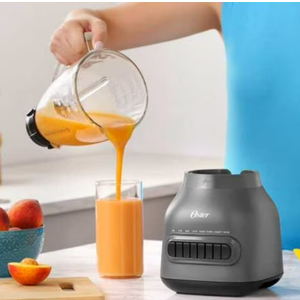 Oster Easy-to-Clean Blender with Dishwasher-Safe Glass Jar with a 20 oz. Blend-n-Go Cup: 700W, 8 Speeds, Smoothie Blender