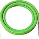HQMPC Garden Hose 5/8"IDx12' Hose Durable PVC Non Kinking Heavy Water Hose with Brass Hose Fittings (12 FEET) Light Green