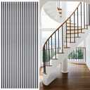 20Pack Wrought Iron Plain Balusters 1/2 Inch x 44 Inch Square Stairs Baluster Deck Balusters Plain Bar Balusters Iron Stairing Balusters Hollow Satins for Indoor Stairs Black