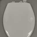 Little2Big Toilet Seat with Built-In Toddler Potty Training Seat, Slow Close, Easy to Install, Made in USA, ELONGATED, White