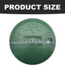 2 Pack 10 Universal Sprinkler Valve Round Box Lid, Green Sprinkler Valve Cover, Robust Valve Box Cover Lid for Outdoor Sprinkler Irrigation Control Water System Lawn