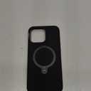 TORRAS Magnetic for iPhone 16 Pro Max Case Silicone with Stand, Fit for MagSafe, 360 Ring Stand with Camera Control, Ostand Q3 Silicone Rubber Soft Case for iPhone 16 Pro Max 6.9'', Obsidian Black