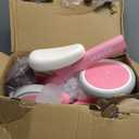 SEREED Baby Balance Bike for 1 Year Old Boys Girls 12-24 Month Toddler Balance Bike, 4 Wheels Toddler First Bike, First Birthday Gifts (Pink New)