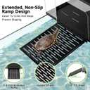 Turtle Basking Platform, Non-Slip Reptile Basking turtle Dock with Stable Base, 19.6"L17.7"W10"H Fits 18-20 Inchs Wide Aquariums , Suitable for Turtles, Lizards, Frogs and Other Reptiles Amphibians