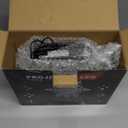 Christmas Tree Topper Lighted with 6 Projection Slides, PliMook Snowflake Christmas Tree Topper LED Rotating 3D Lighted Tree Toppers Glitter Tree Topper Projector for Christmas Tree(Silver)