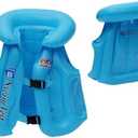 3 Pcs Swim Vest for Kids Inflatable Summer Pool Float Learn to Swim Boating Jacket 2026 Beach Pool Buoyancy Coat Swimwear S