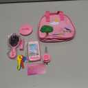 Play Purse for Toddlers - Toddler Girl Toys 2-3 Years Old with Accessories, Pretend Makeup, Keys, Smartphone, Toddler Toy Purse for Little Girls - Birthday Gift for Toddlers Girls 18 Months + - Pink