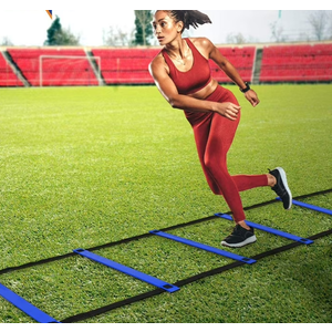 Agility Ladder Speed Training Equipment, Adjustable Football Ladder for All Ages with Carry Bag, Durable, Portable, Multiple Colors & Rungs, 13 feet